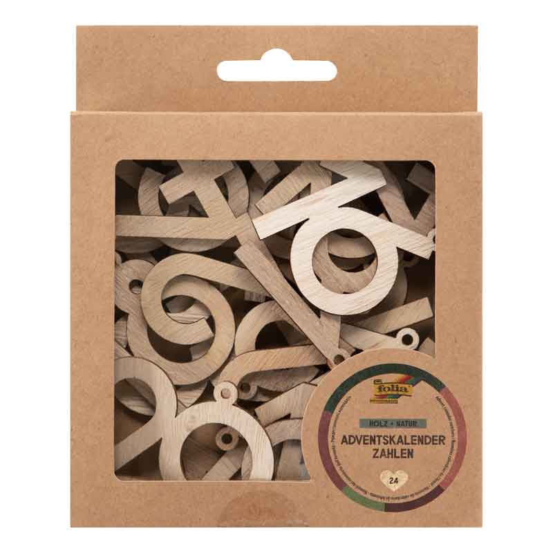 Adventskalender - Zahlen — Holz