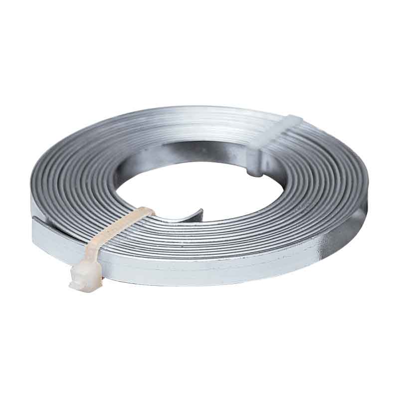 Aludraht flach 5 mm / 2 m — silber