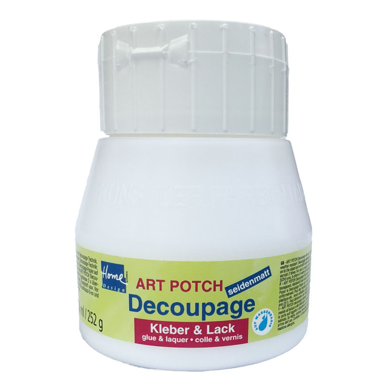 Decoupage Kleber & Lack, 250 ml — seidenmatt