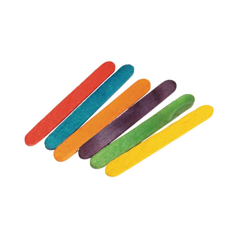 Mini Bastelhölzer, 300 Stk — bunt