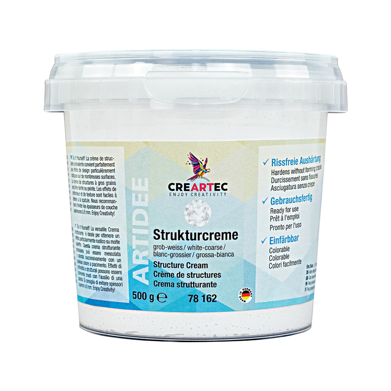 Strukturpaste 500 g — grob - weiß