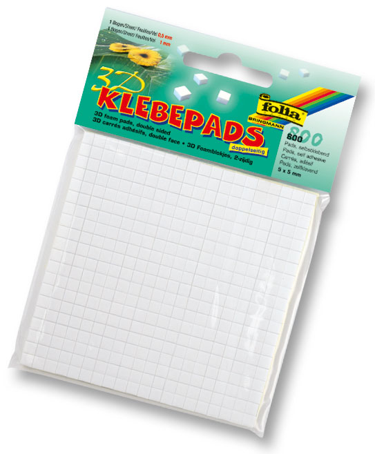 Abstands - pads, 0,5 mm + 1 mm — 5 x 5 mm