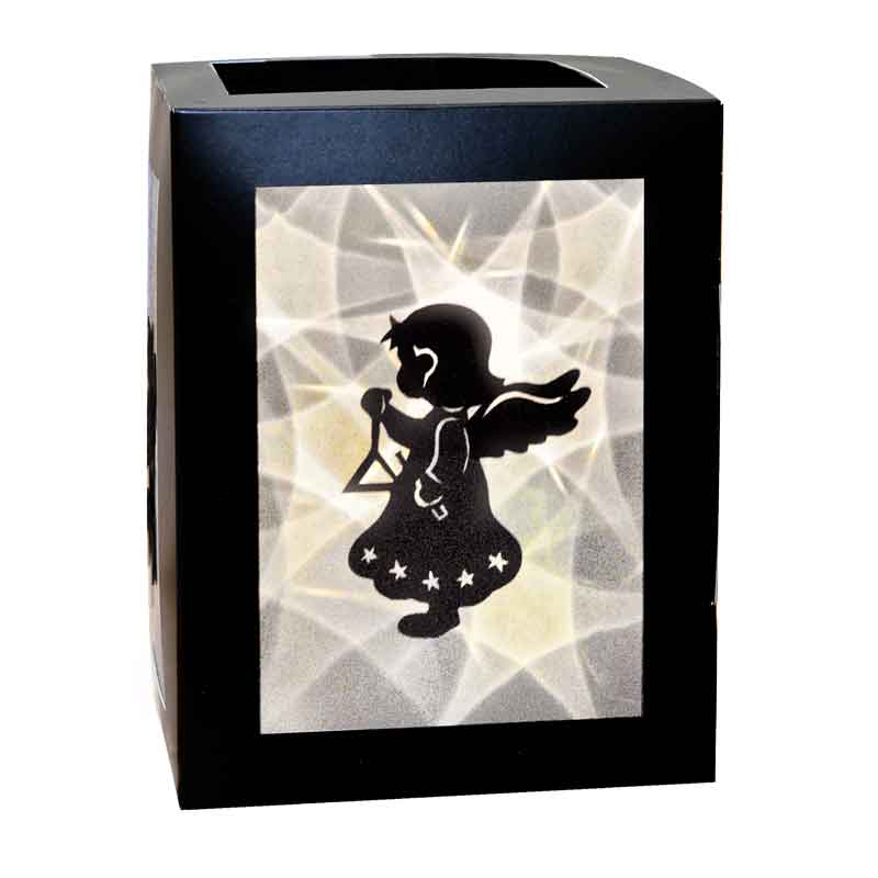 Scherenschnitt-Papier 20 Bogen — schwarz