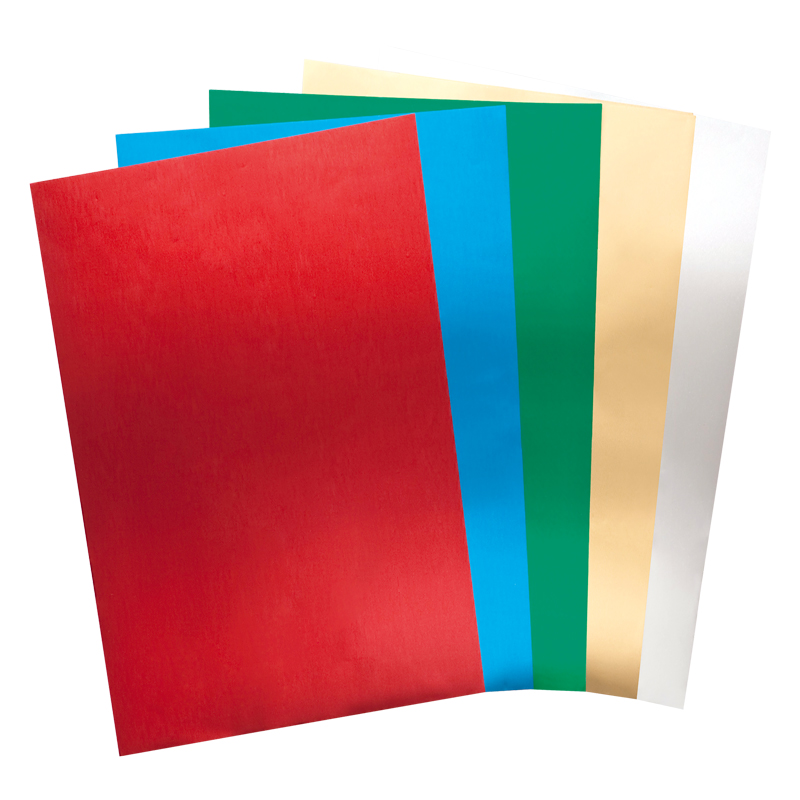 Alu-Prägefolie 0,07mm / 30 Stk. — farbig sortiert