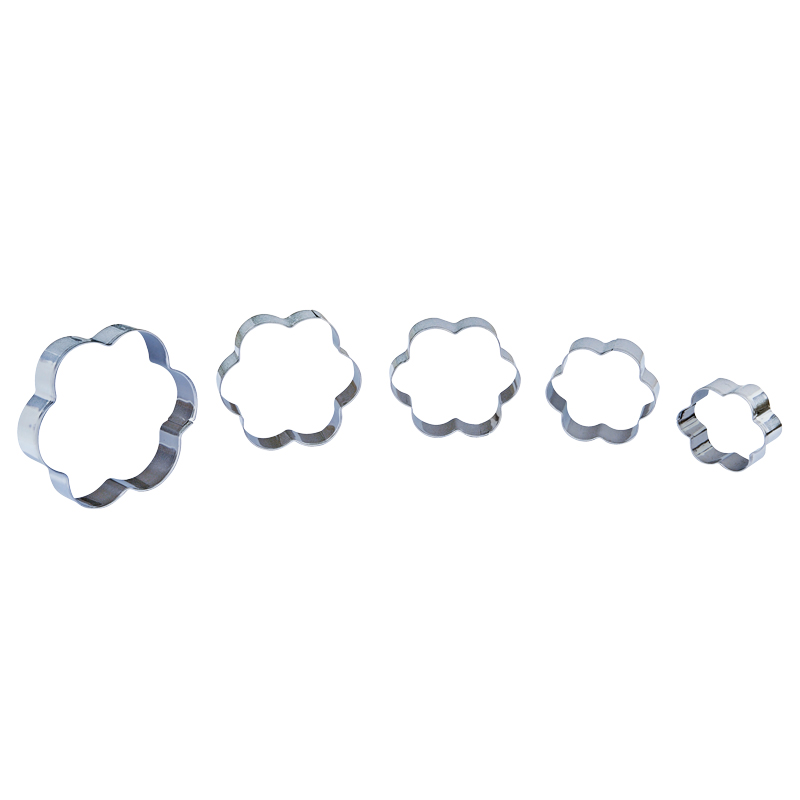 Ausstechform, 5 Stk. — Blumen