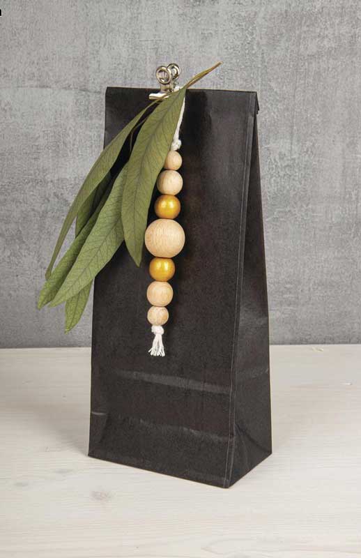 Holzkugeln 10 mm / 35 Stk. — gold