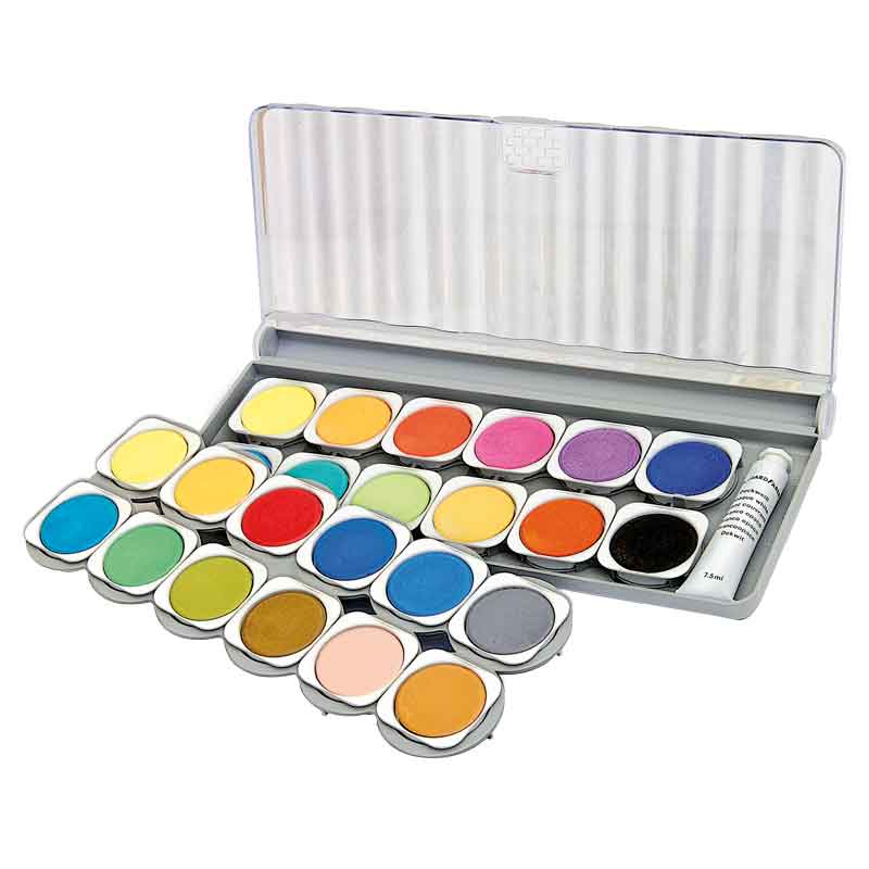 EFA Deckfarbkasten, 24 Farben