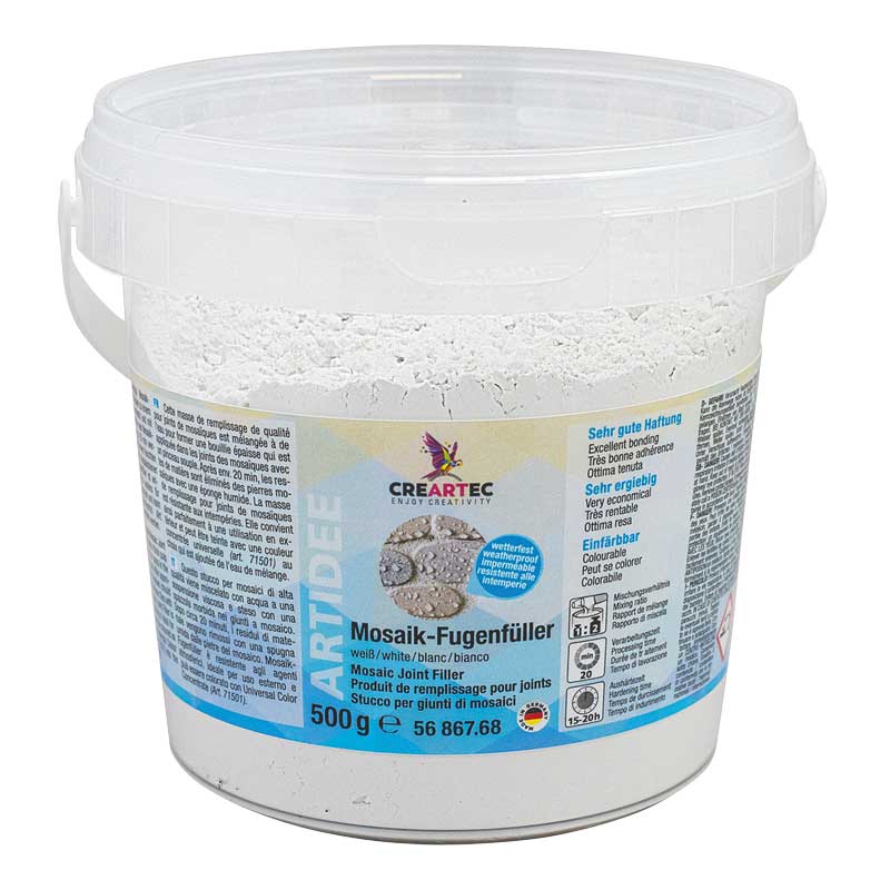 Mosaik - Fugenmasse, 500 g — weiß