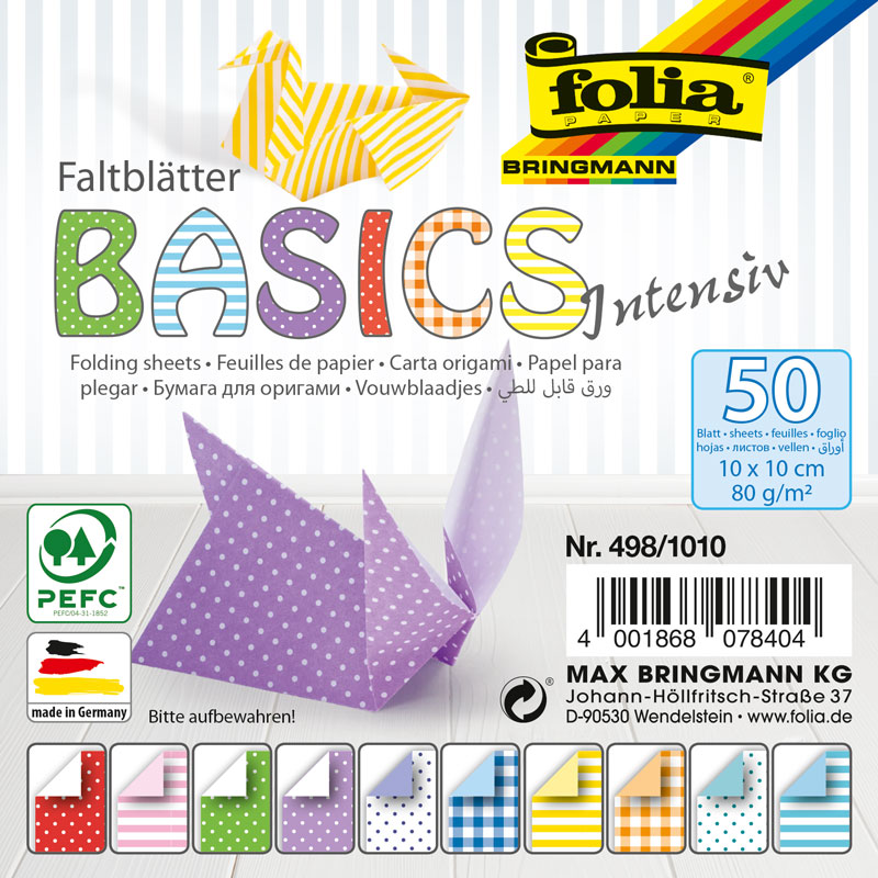 Faltblätter - Set, 50 Blatt — Springtime