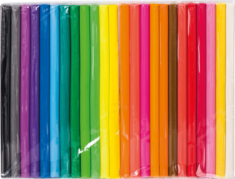 Kinderknete, 1.000 g — farbig sortiert