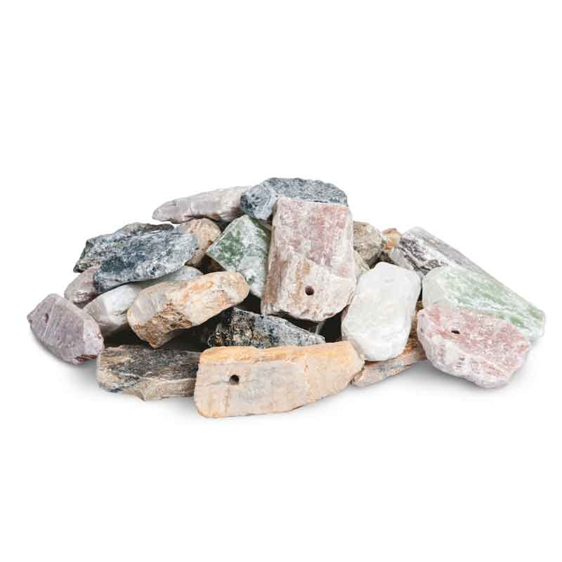 Amulettsteine, 30 Stk. — sortiert