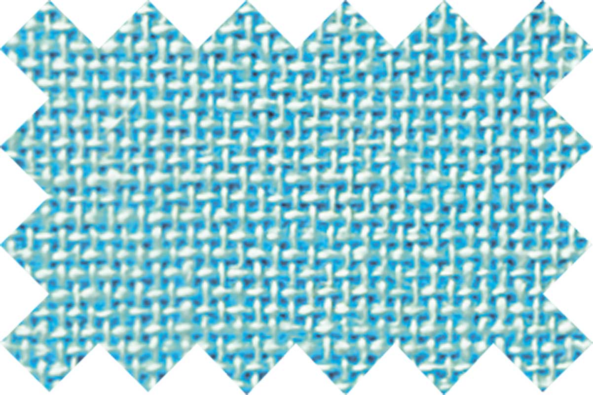 Rupfen - Wandbehänge - himmelblau