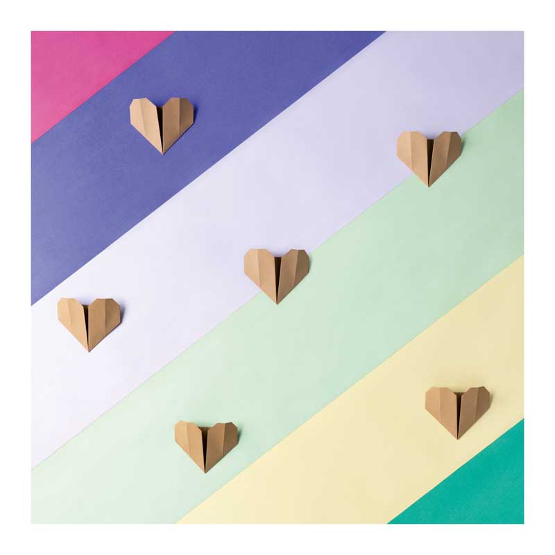 Origami Faltblätter 15 x 15 cm / 100 Blatt — pastell