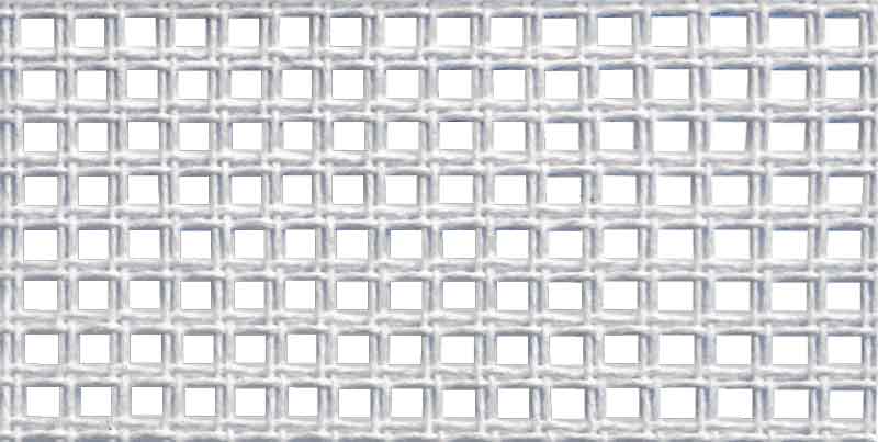 Stramin 26 Stiche, 60 cm breit — weiß