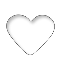 Motivstanzer, 15 mm — Herz